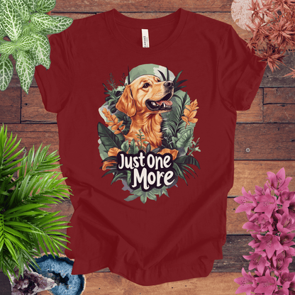 Printify T-Shirt Cardinal / S Just One More - Labrador Retriever Edition T-Shirt