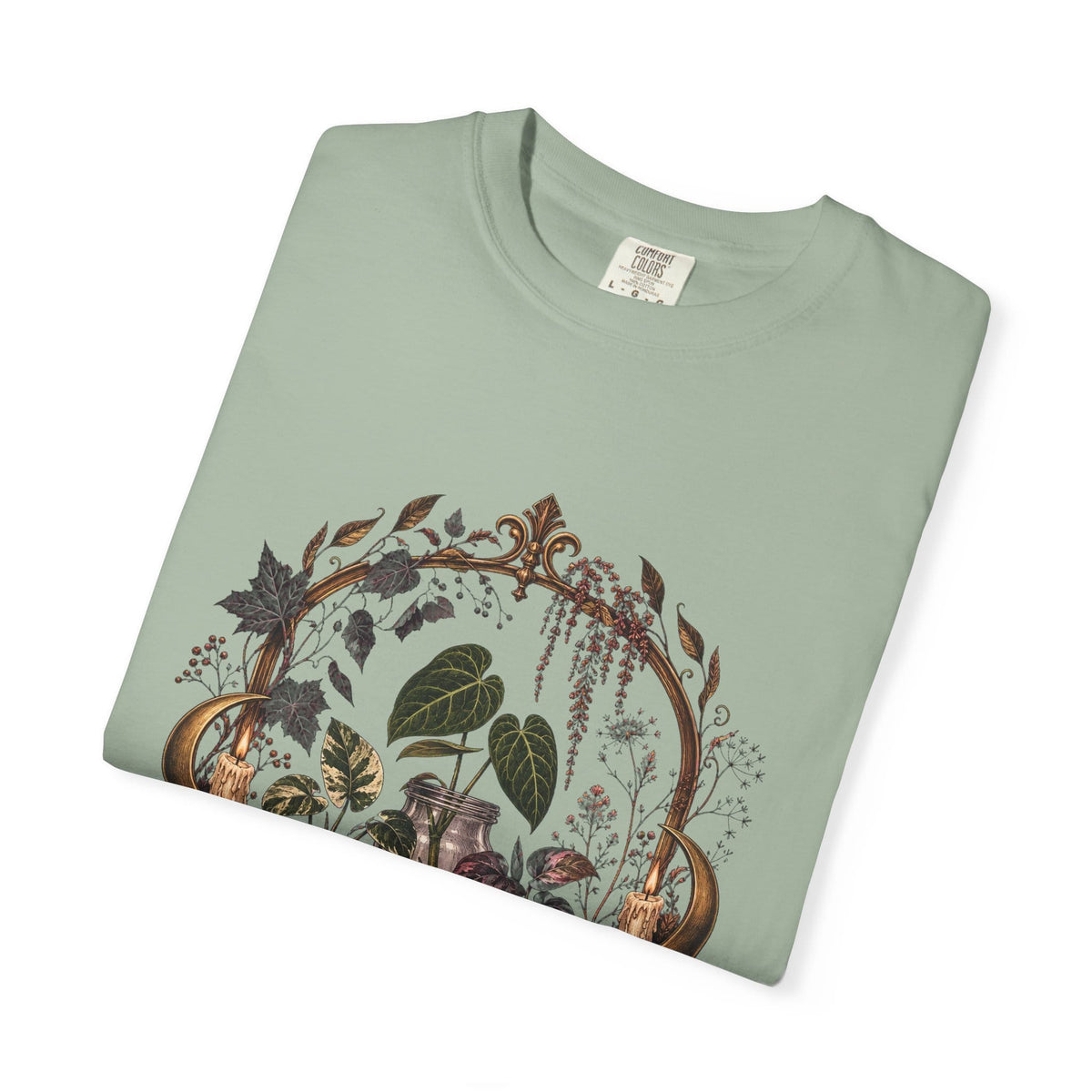 Botanical Vibes T-Shirt Chambray / S Witchy Propagation Altar T-Shirt - Gothic Botanical Art