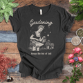 Gardening T-Shirt – “Keeps Me Out Of Jail” Funny Gardener Tee