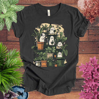 Printify T-Shirt Dark Grey Heather / S Ghost Gardener - Always Growing T-Shirt