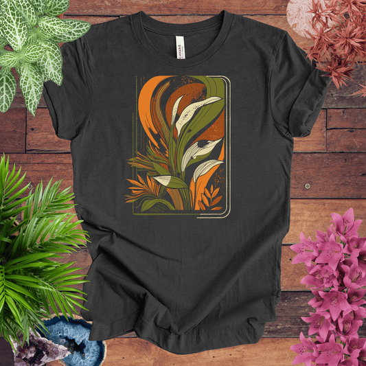 Printify T-Shirt Dark Grey Heather / S Houseplants Box Retro T-Shirt