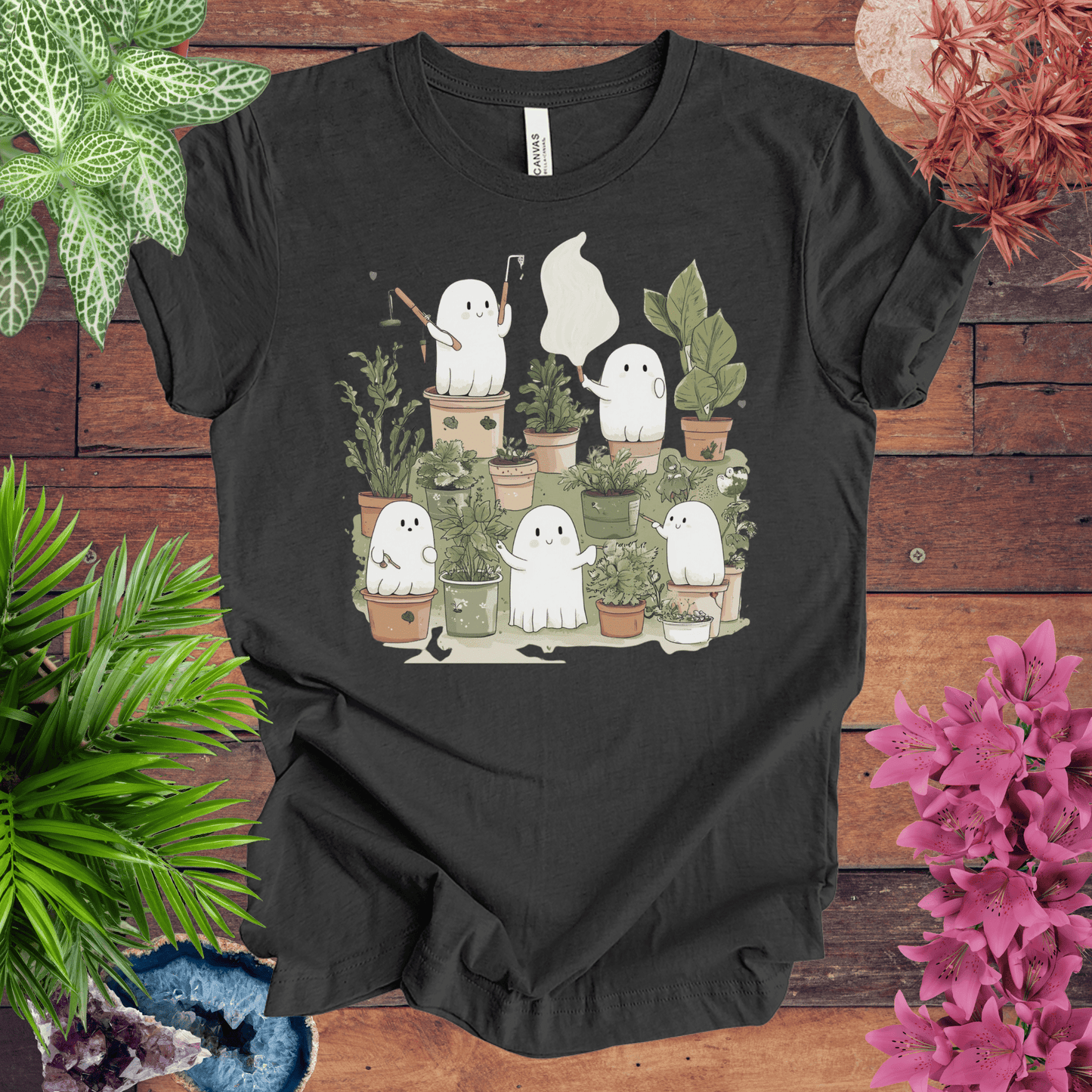 Printify T-Shirt Dark Grey Heather / S Phantom Plant Parent T-Shirt
