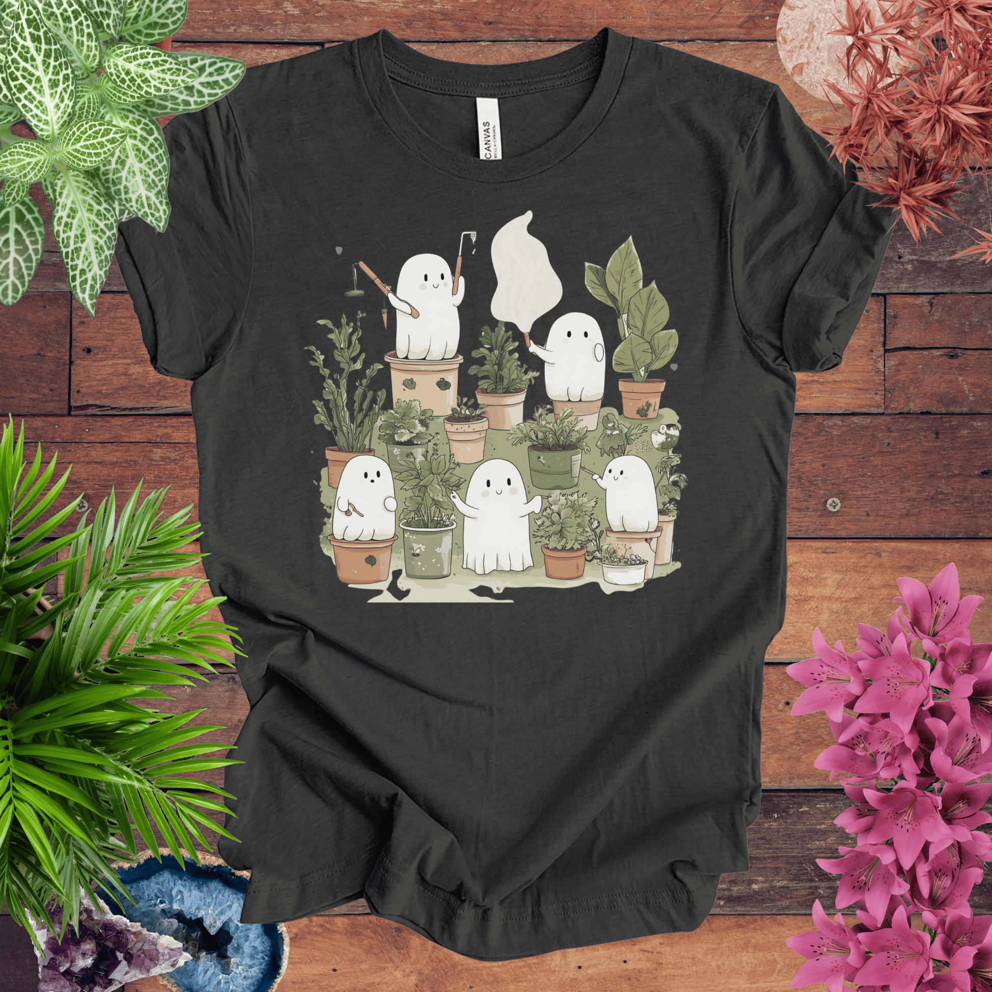 Printify T-Shirt Dark Grey Heather / S Phantom Plant Parent T-Shirt