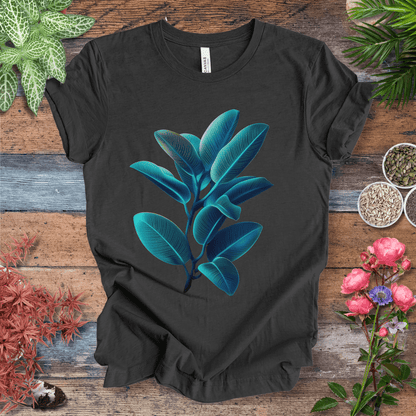 Printify T-Shirt Dark Grey Heather / S Rubber Tree Plant Aesthetic T-Shirt