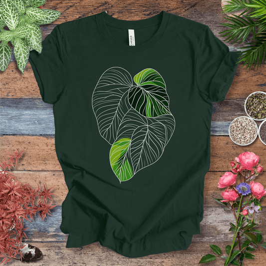 Printify T-Shirt Forest / S Abstract Green Monstera Leaf T-Shirt