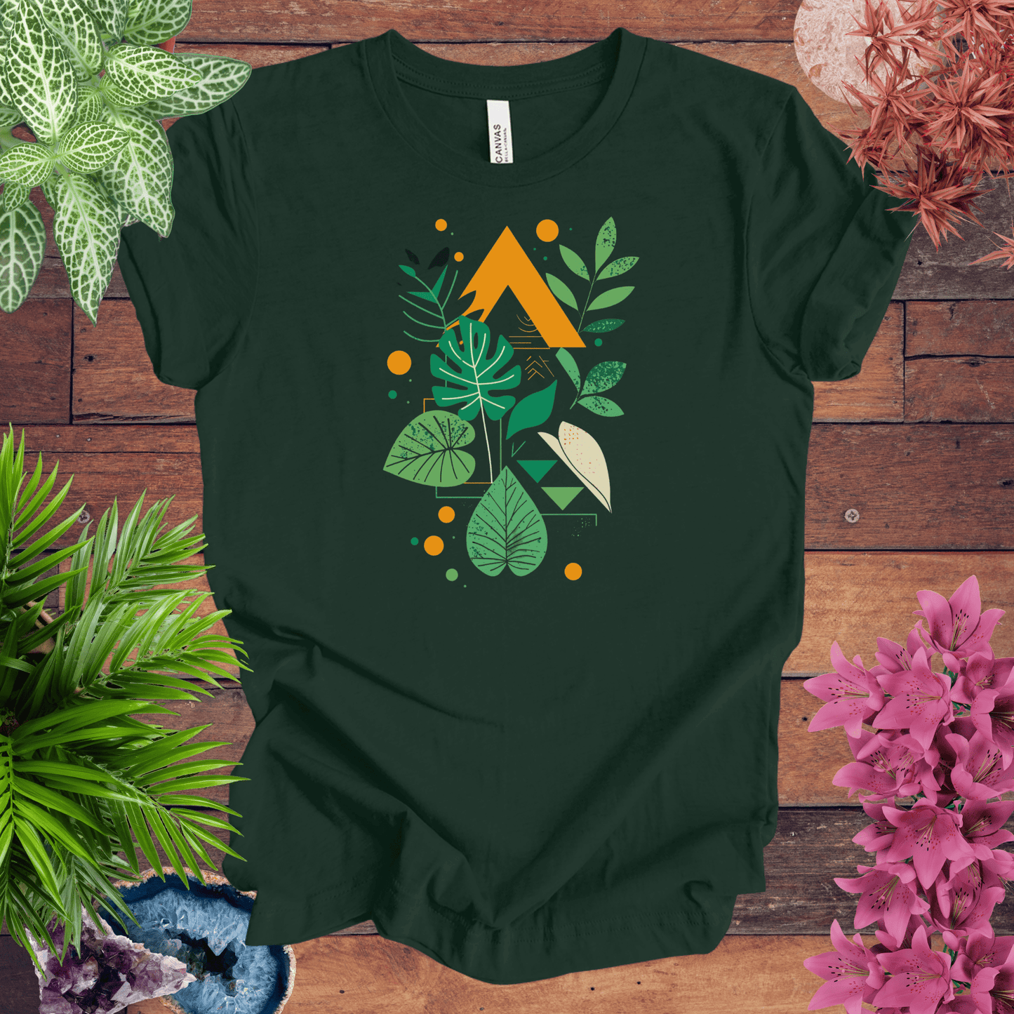 Printify T-Shirt Forest / S Botanical Houseplant Modern T-Shirt
