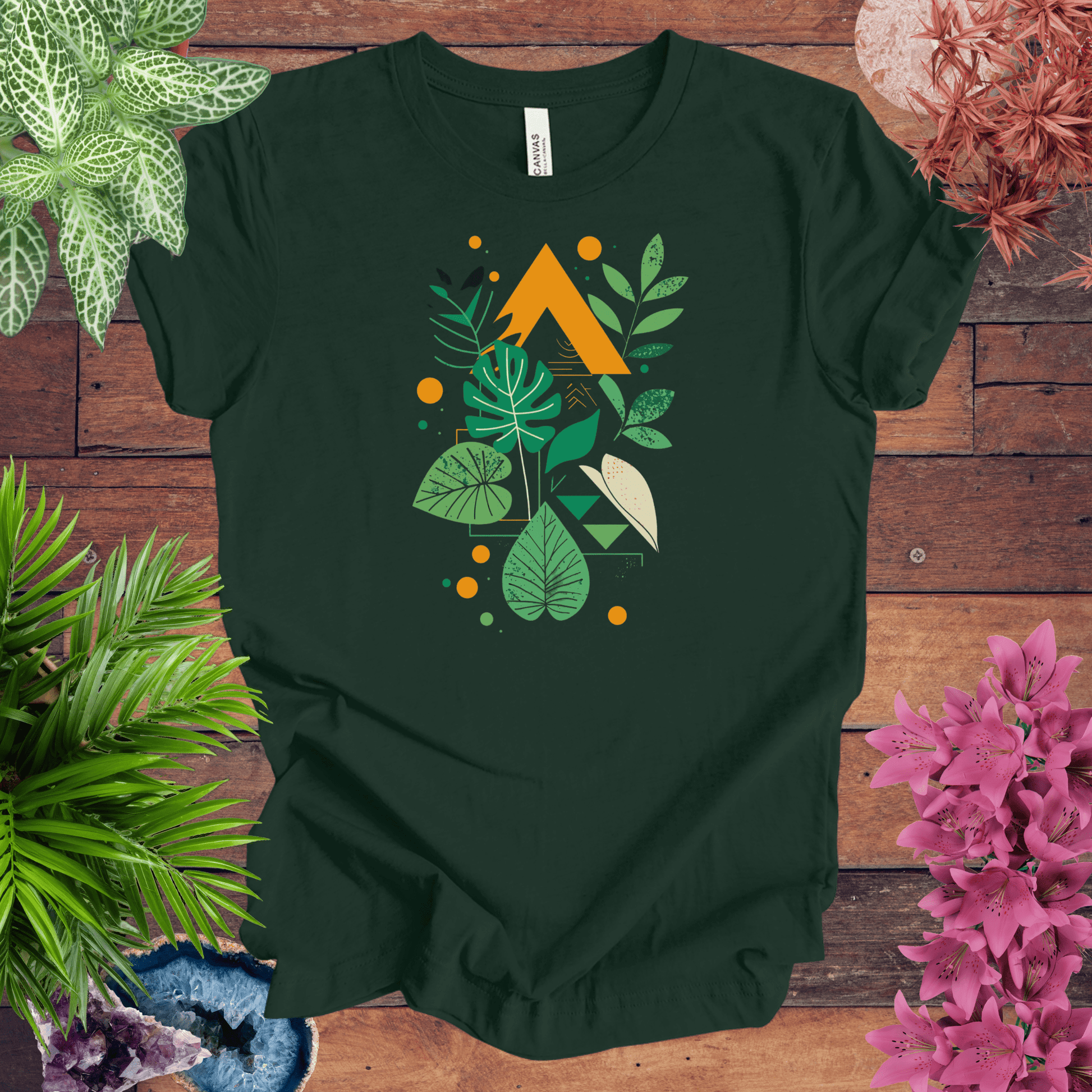 Printify T-Shirt Forest / S Botanical Houseplant Modern T-Shirt