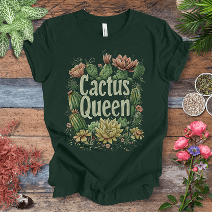 Printify T-Shirt Forest / S Cactus Queen Floral T-Shirt