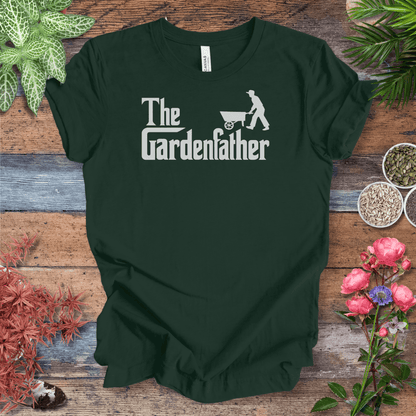 Printify T-Shirt Forest / S Dad Gardening T-Shirt – “The Gardenfather” Funny Gardener Gift Tee