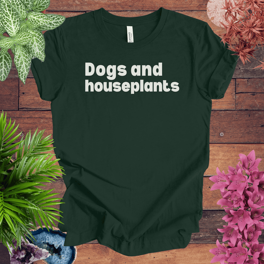 Printify T-Shirt Forest / S Dogs and Houseplants T-Shirt
