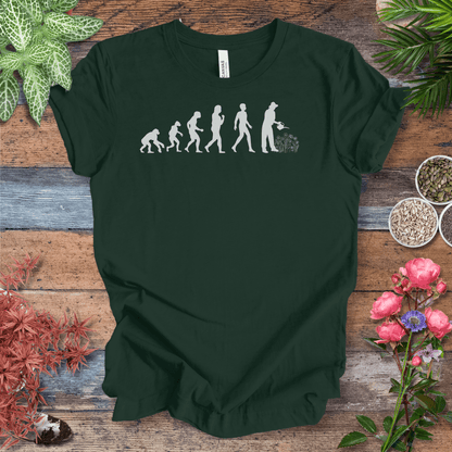 Printify T-Shirt Forest / S Evolution of a Gardener (Flowers) | Playful Plant Lover Tee