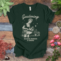 Gardening T-Shirt – “Because Murder Is Wrong” Funny Plant Lover Tee