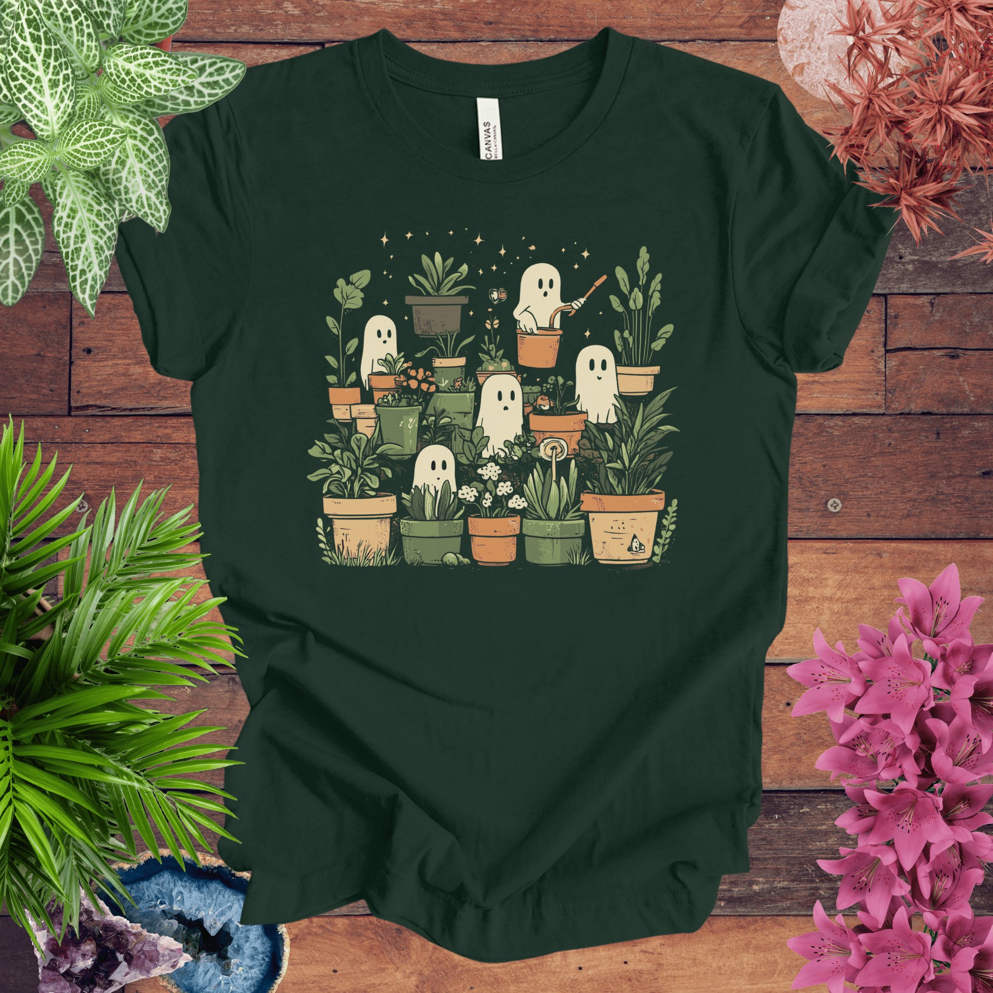 Printify T-Shirt Forest / S Ghostly Greenery T-Shirt