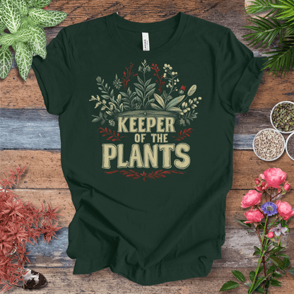 Printify T-Shirt Forest / S Keeper of the Plants – Vintage Floral Edition | Eco-Friendly Tee