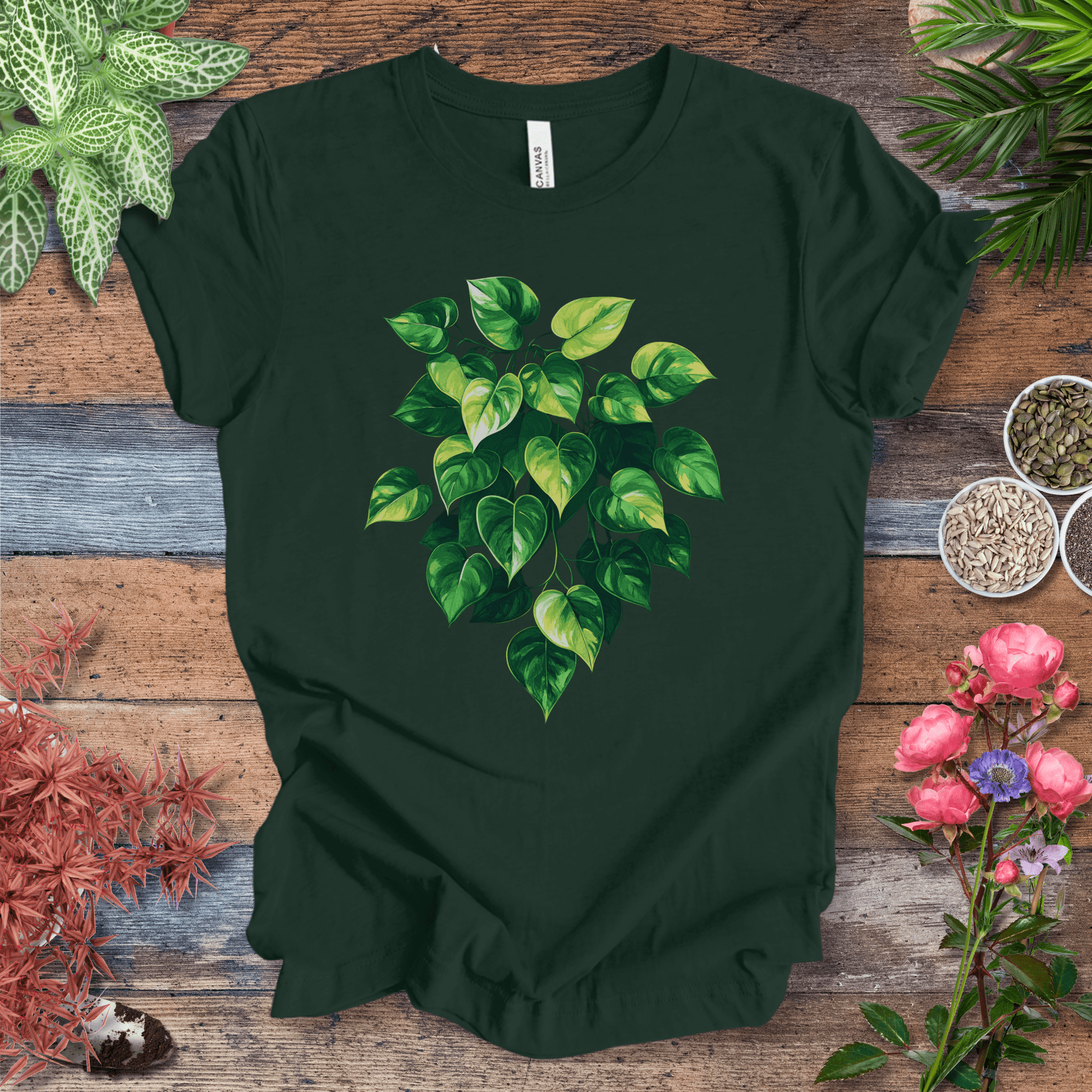 Printify T-Shirt Forest / S Neon Dream Botanical T-Shirt