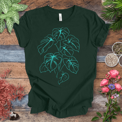 Printify T-Shirt Forest / S Neon Jungle Monstera Leaves Glow in the Dark T-Shirt