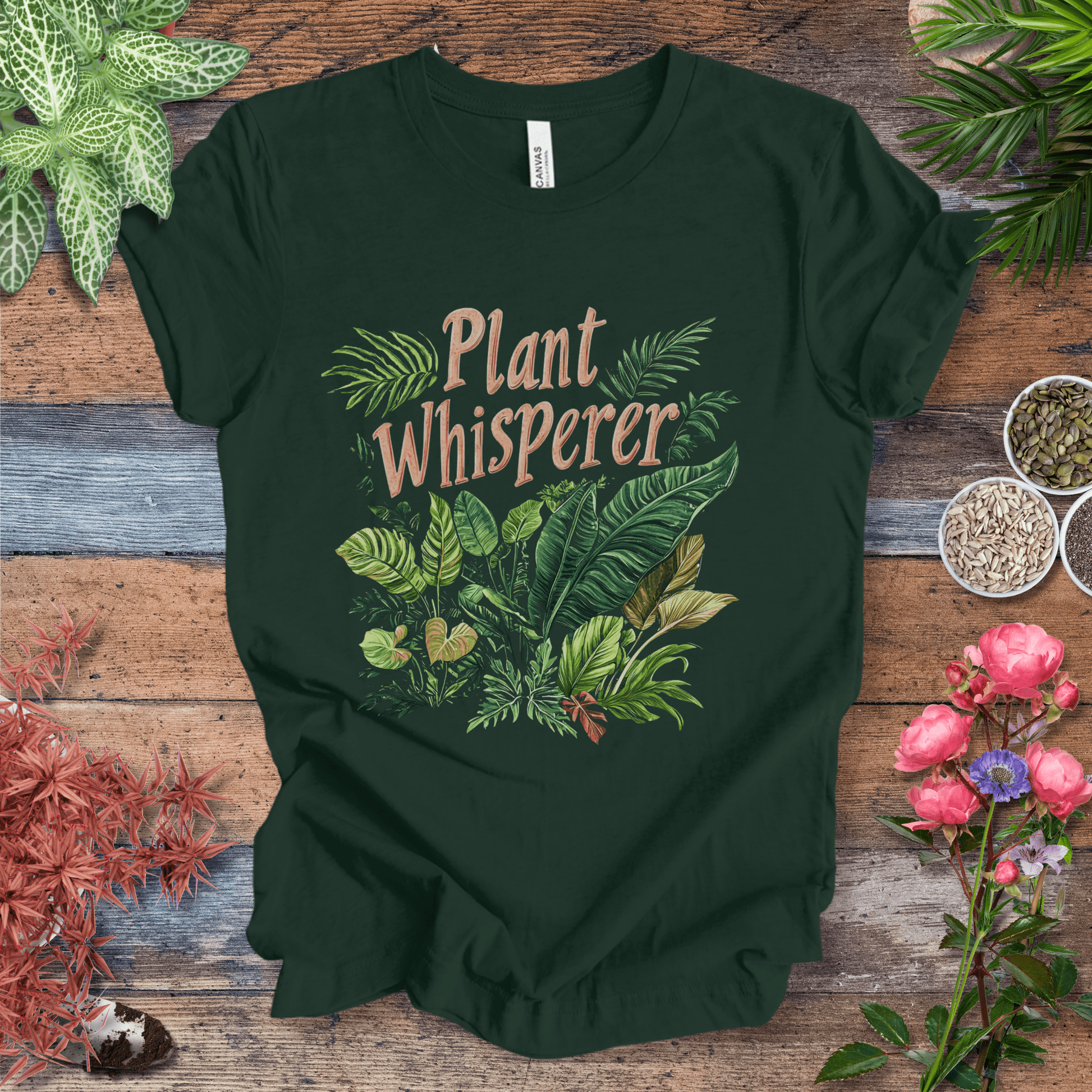 Printify T-Shirt Forest / S Plant Whisperer Tropical Luxe Jungle T-Shirt