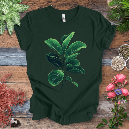 Printify T-Shirt Forest / S Radiant Fiddle Leaf Glow T-Shirt
