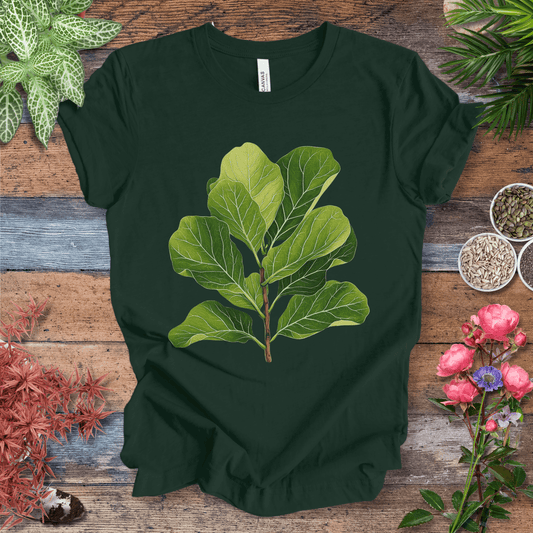 Printify T-Shirt Forest / S Realistic Fiddle Leaf Fig T-Shirt