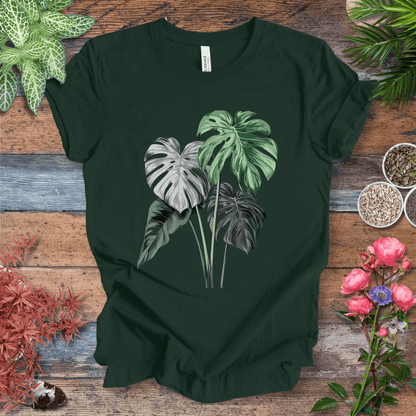 Printify T-Shirt Forest / S Realistic Monstera Plant T-Shirt