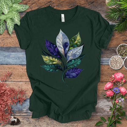 Printify T-Shirt Forest / S Watercolor Galaxy Leaf T-Shirt