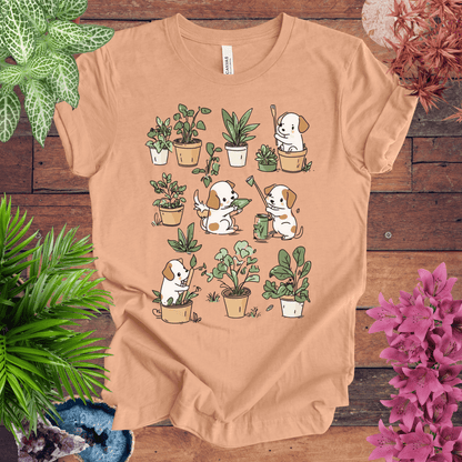 Printify T-Shirt Garden Paws - Playful Pups T-Shirt