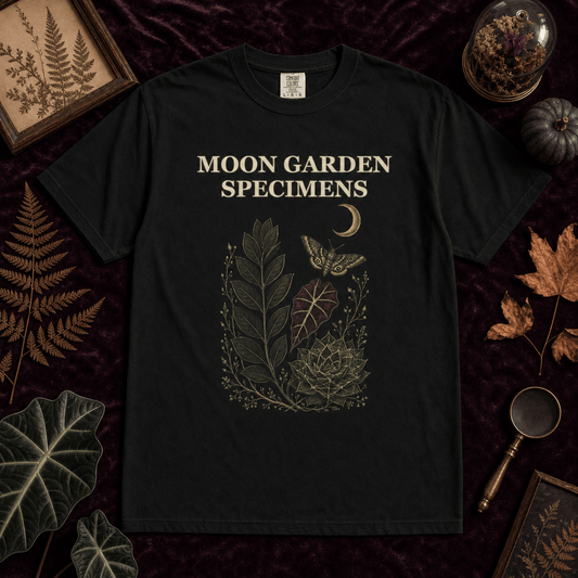 Botanical Vibes T-Shirt Gothic Herbarium Halloween Shirt - Plant Witch Tee