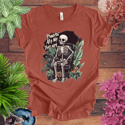 Printify T-Shirt Heather Clay / S Plants Are My Therapy T-Shirt