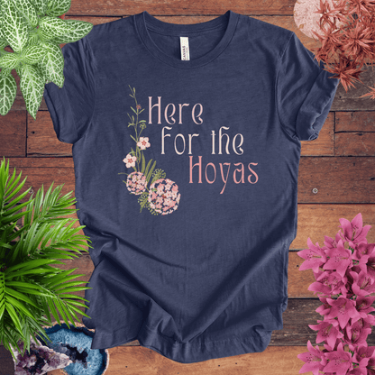 Printify T-Shirt Heather Navy / S Here for the Hoyas T-Shirt