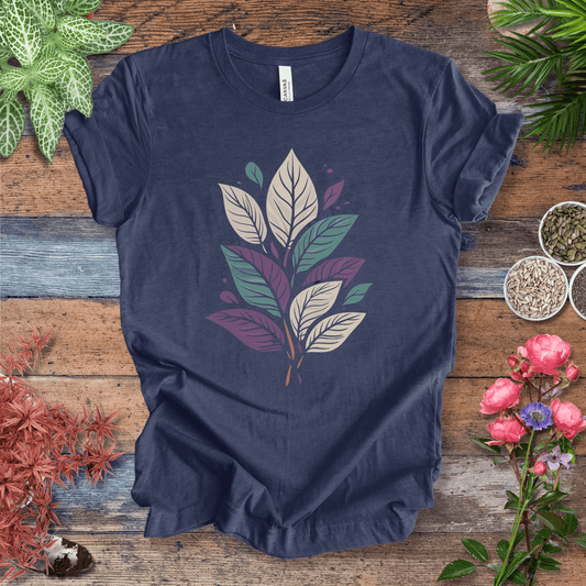 Printify T-Shirt Heather Navy / S Pastel Botanical Bundle T-Shirt