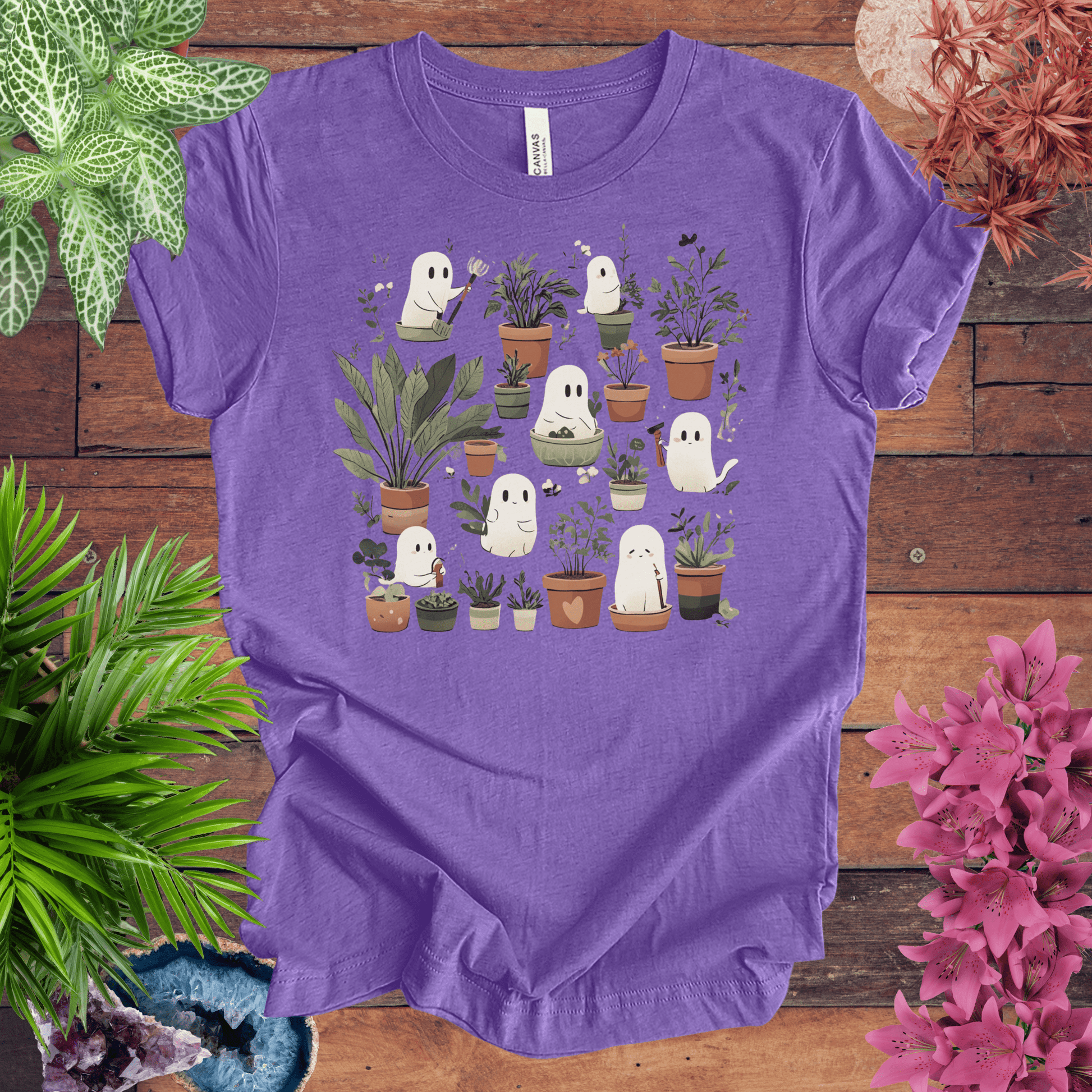 Printify T-Shirt Heather Team Purple / S Boo-tanical Garden T-Shirt