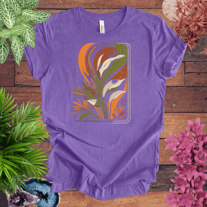 Printify T-Shirt Heather Team Purple / S Houseplants Box Retro T-Shirt