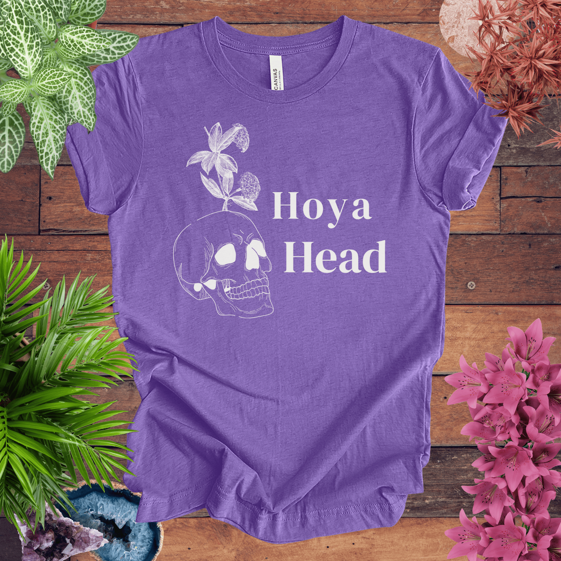 Printify T-Shirt Heather Team Purple / S Hoya Head T-Shirt