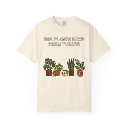 Botanical Vibes T-Shirt Ivory / XL Funny Houseplant Halloween Shirt - Plant Parent Tee