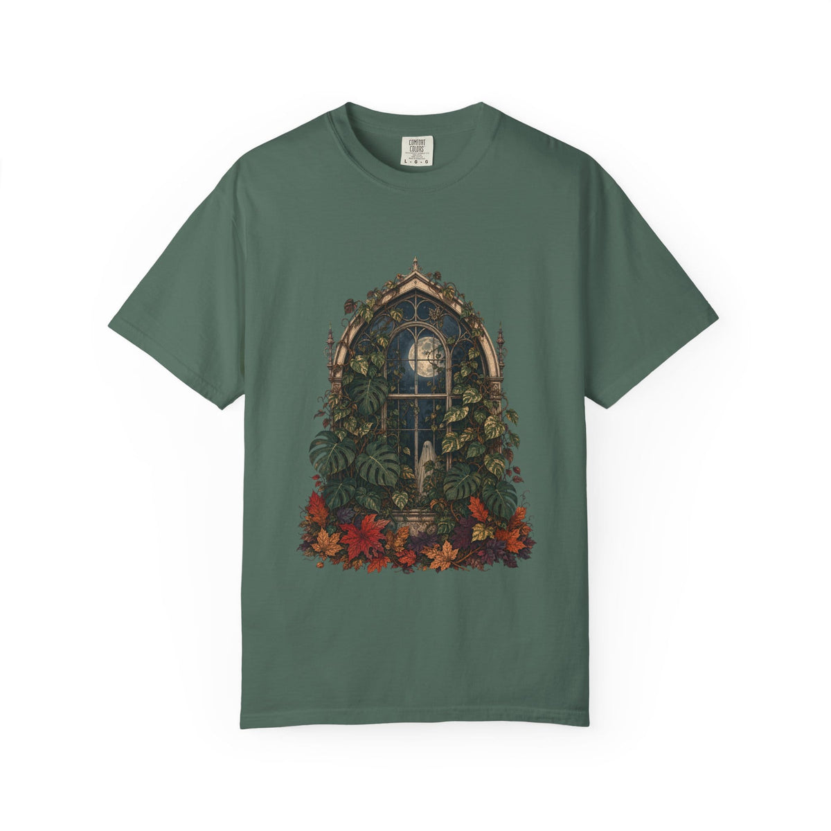 Botanical Vibes T-Shirt Ivory / XL Ghostly Greenhouse T-Shirt - Haunted Botanical Art