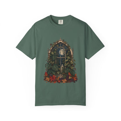 Botanical Vibes T-Shirt Ivory / XL Ghostly Greenhouse T-Shirt - Haunted Botanical Art