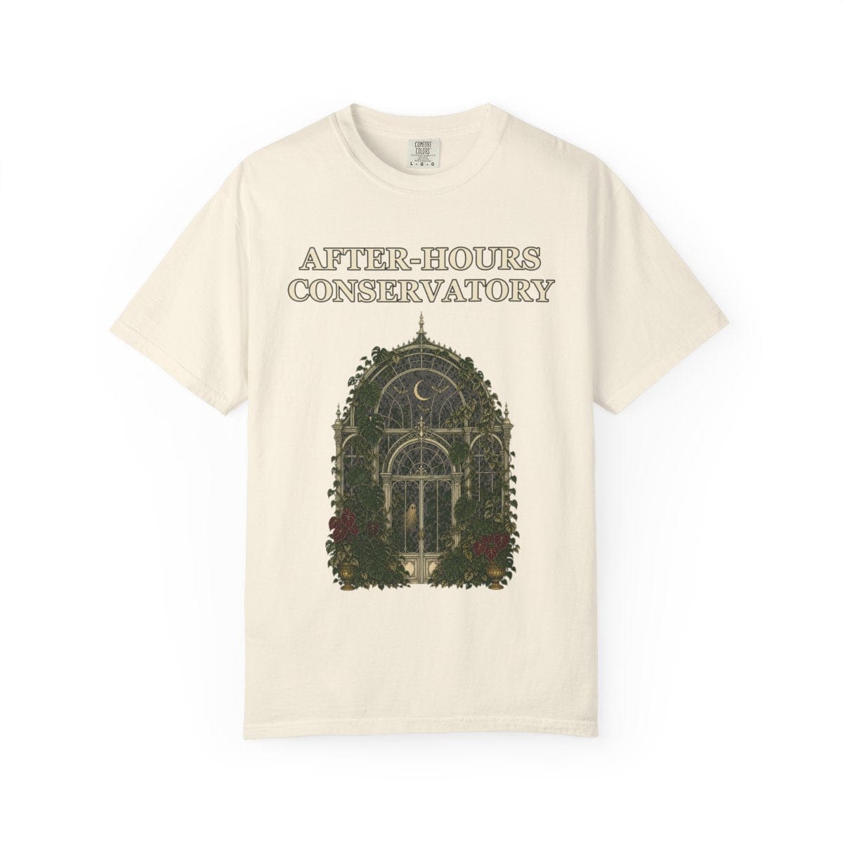 Botanical Vibes T-Shirt Ivory / XL Gothic Greenhouse Halloween Shirt - Botanical Tee