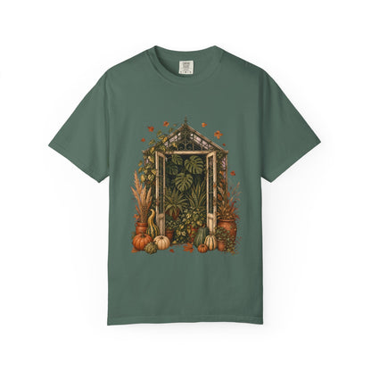 Botanical Vibes T-Shirt Ivory / XL Harvest Greenhouse T-Shirt - Fall Houseplant Art