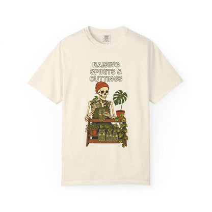 Botanical Vibes T-Shirt Ivory / XL Skeleton Propagation Halloween Shirt - Plant Lover Tee