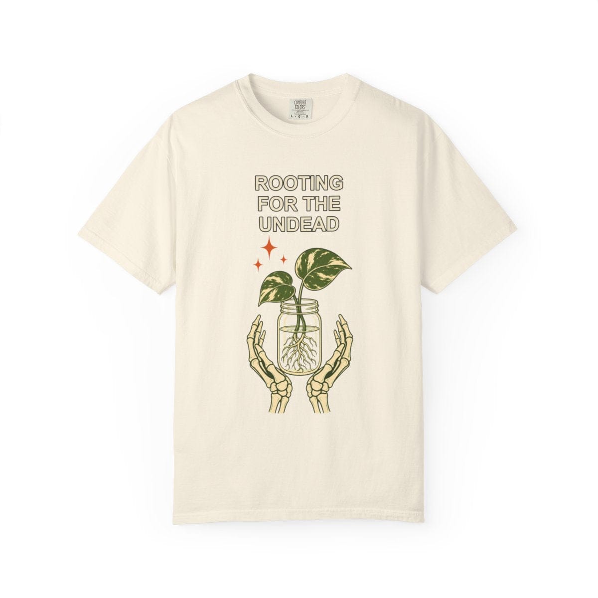 Botanical Vibes T-Shirt Ivory / XL Skeleton Propagation Shirt - Halloween Plant Tee