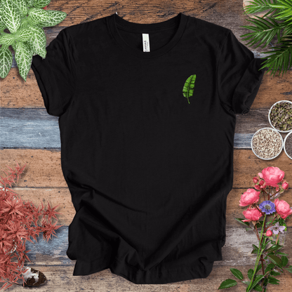 Printify T-Shirt Minimal Tropical Banana Leaf T-Shirt