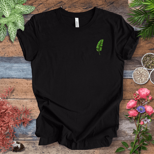 Printify T-Shirt Minimal Tropical Banana Leaf T-Shirt