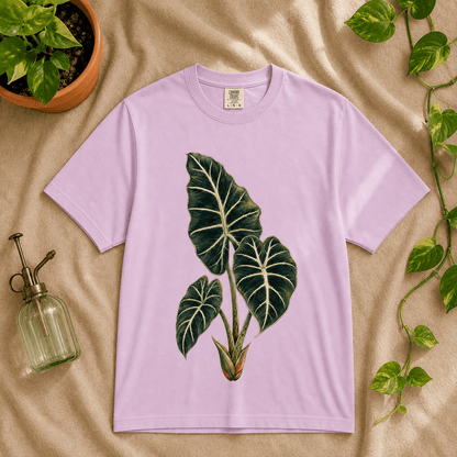 Printify T-Shirt Orchid / S Alocasia Velvet Graphic T-Shirt - Plant Lover Gift
