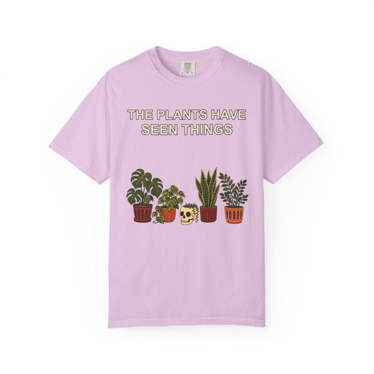 Botanical Vibes T-Shirt Orchid / S Funny Houseplant Halloween Shirt - Plant Parent Tee