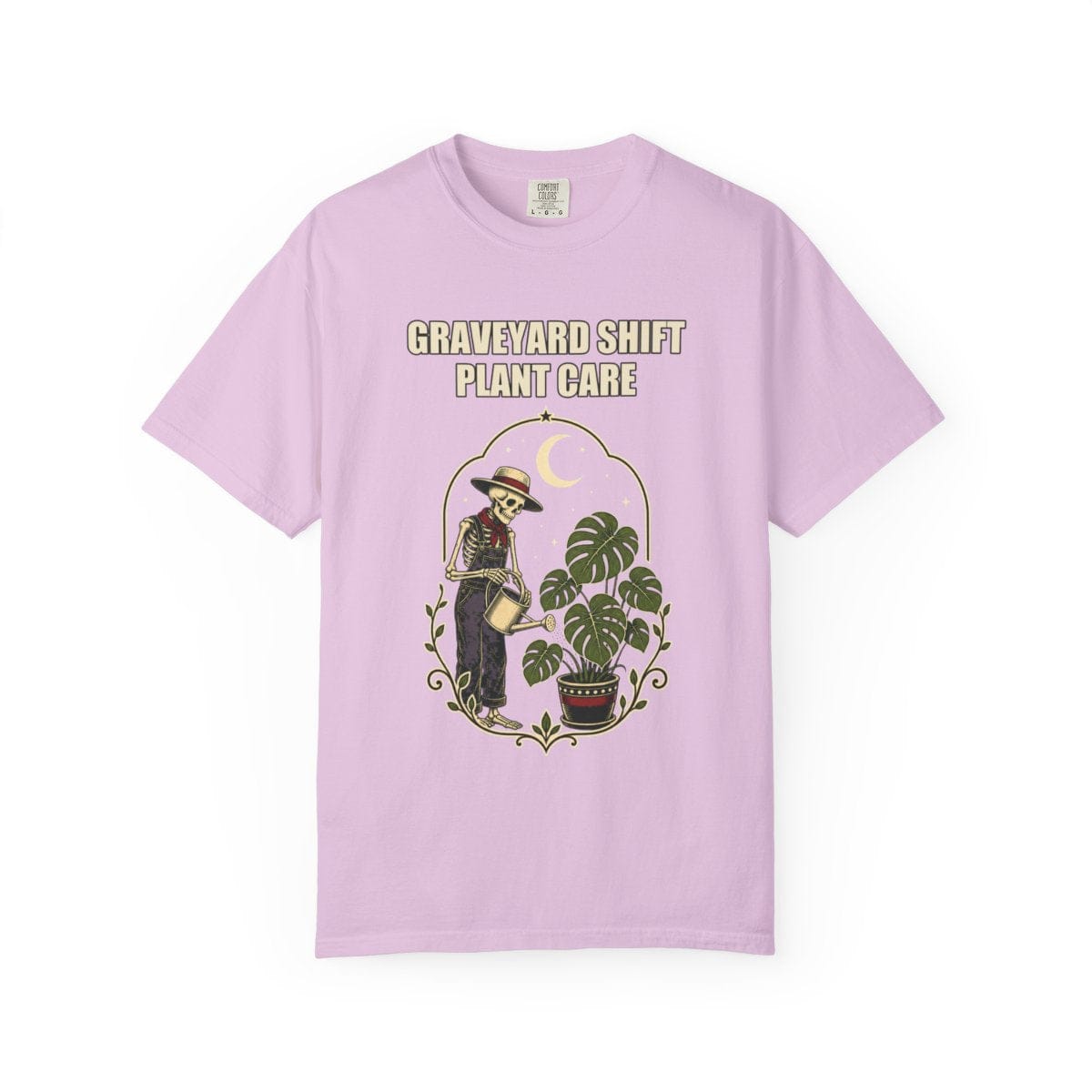 Botanical Vibes T-Shirt Orchid / S Skeleton Plant Care Halloween Shirt - Gardener Gift