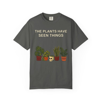 Botanical Vibes T-Shirt Pepper / L Funny Houseplant Halloween Shirt - Plant Parent Tee