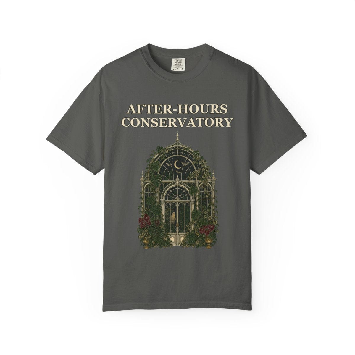 Botanical Vibes T-Shirt Pepper / L Gothic Greenhouse Halloween Shirt - Botanical Tee