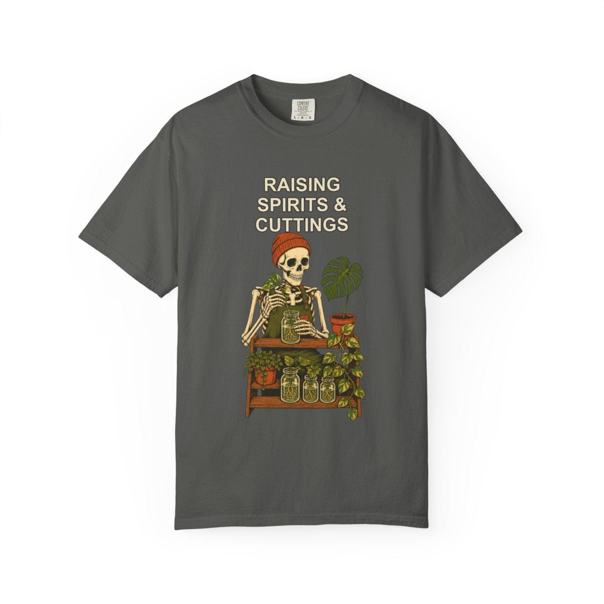 Botanical Vibes T-Shirt Pepper / L Skeleton Propagation Halloween Shirt - Plant Lover Tee
