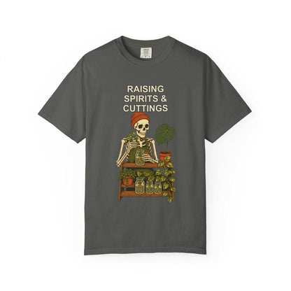 Botanical Vibes T-Shirt Pepper / L Skeleton Propagation Halloween Shirt - Plant Lover Tee