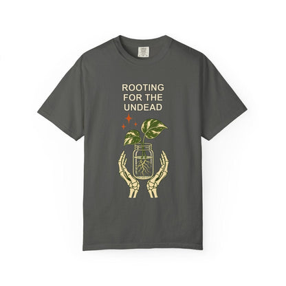 Botanical Vibes T-Shirt Pepper / L Skeleton Propagation Shirt - Halloween Plant Tee